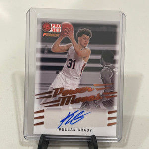 2021-22 Leaf Pro Set -Power - Kellan Grady - Bronze Power Moves Rookie RC Auto